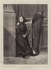 The Poor Orphan by Louis Simon Lassalle